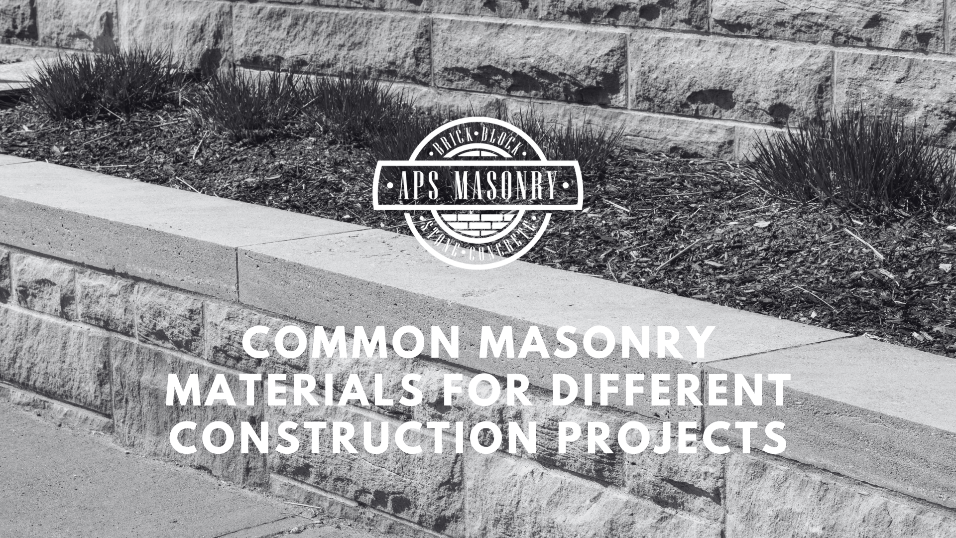 Guide to Masonry Materials Choosing the Best for Your Project